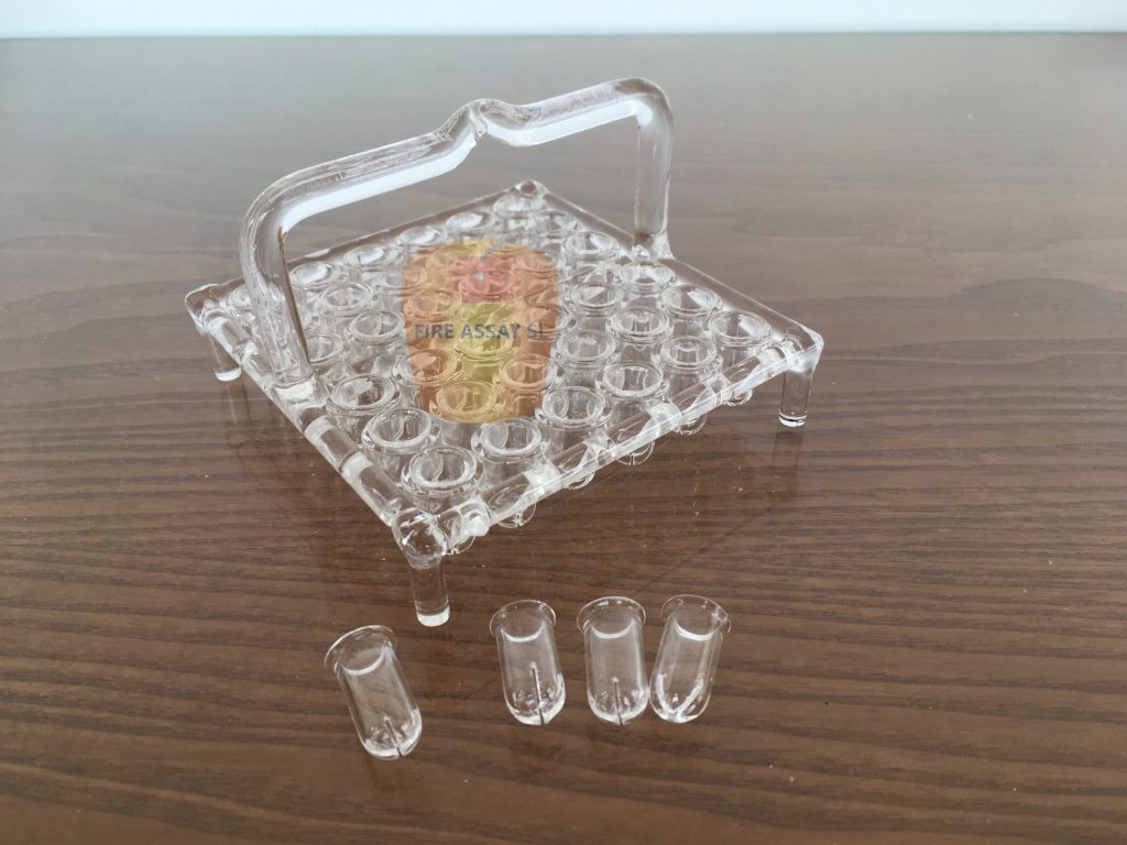 Quartz Parting & annealing baskets for 36 samples – QBR-36