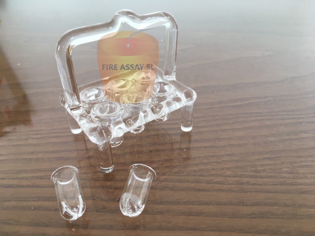 Quartz Parting & annealing baskets for 6 samples – QBR-6