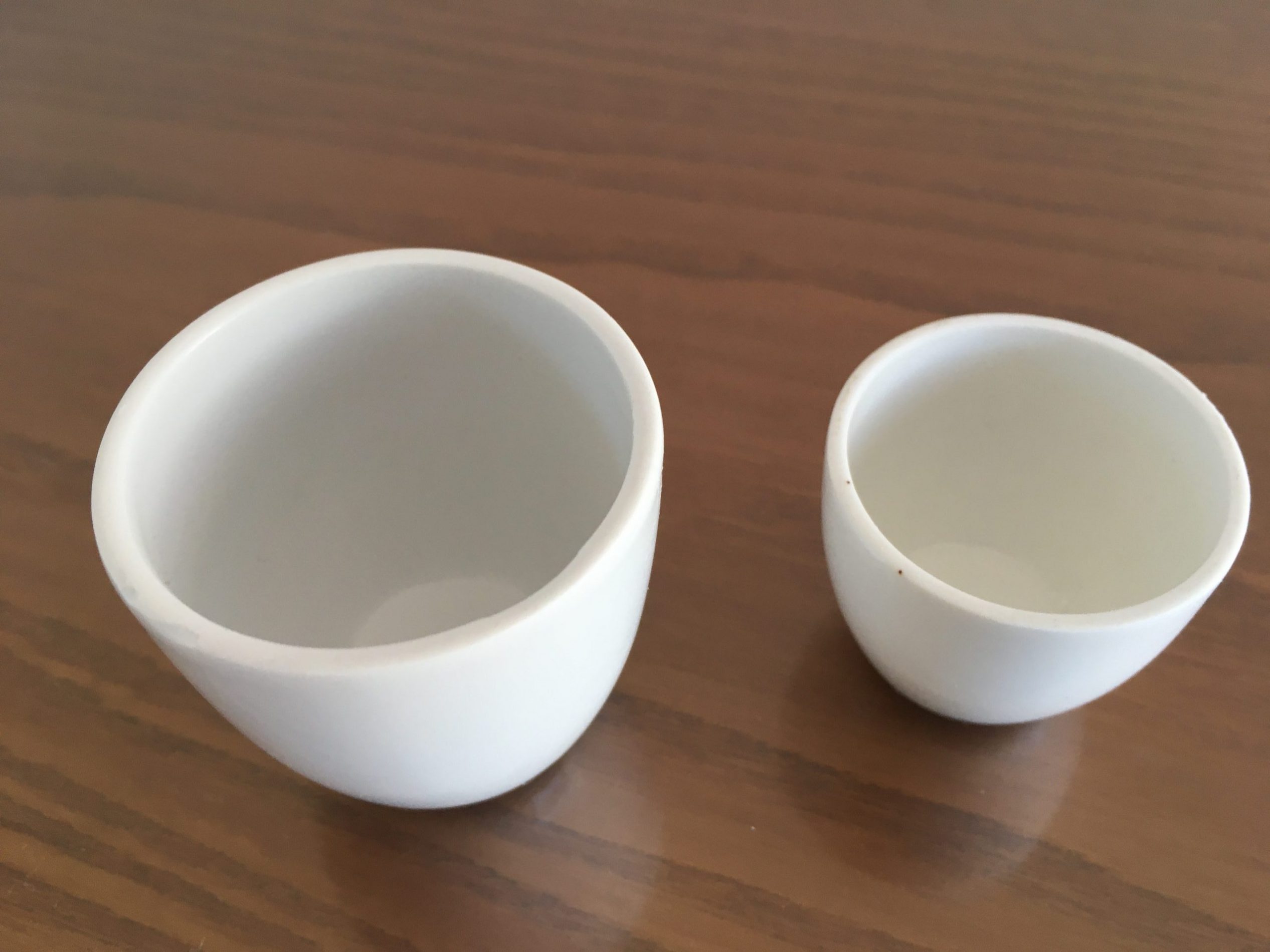 PORCELAIN CRUCIBLE FOR PARTING AND ANNEALING ACCORDING TO ISO 10378