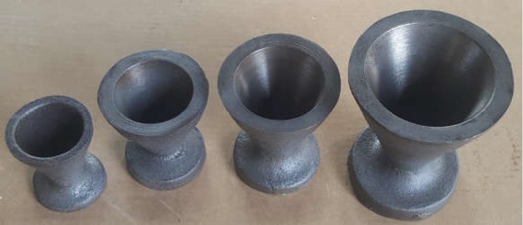 Individual slag and lead button moulds