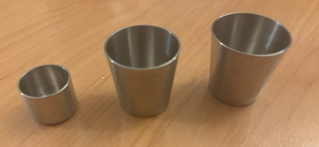 Pure zirconium crucibles