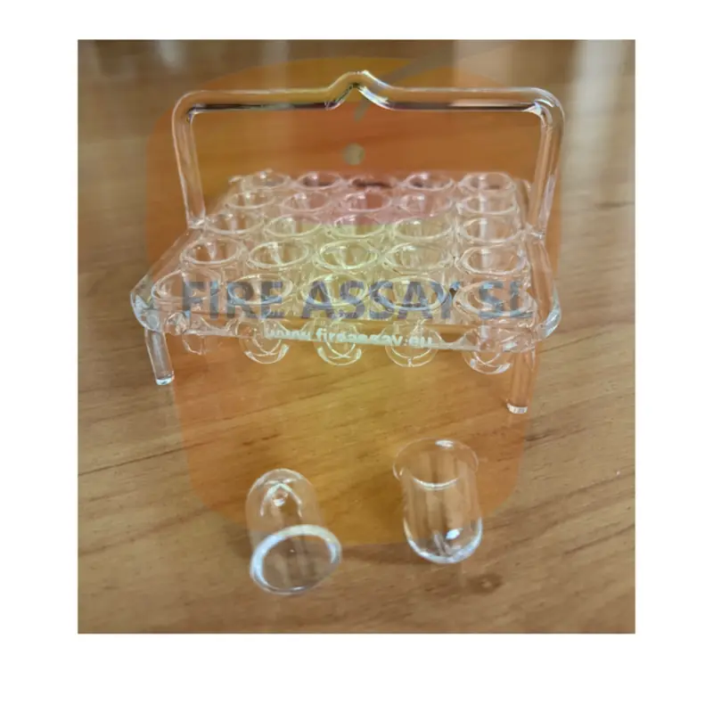 Quartz Parting & annealing baskets for 25 samples – QBL-25 – For Bulllion Analysis